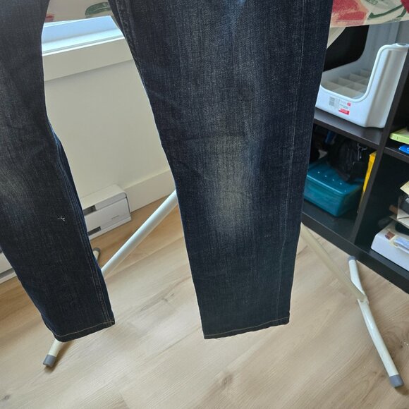 EUC mens ALLSAINTS Reed slim straight fit Indigo jeans sz 32 (W32 x L 29.75) - Picture 6 of 16